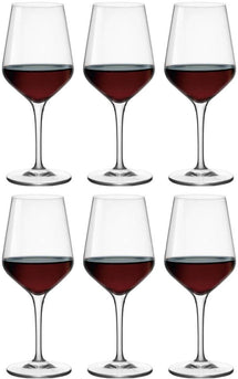 Bormioli Rocco Red Wine Glasses Electra - 550 ml - 6 pieces