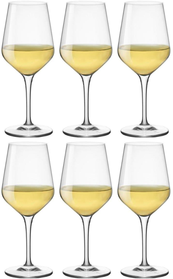 Bormioli Rocco White Wine Glasses Electra - 440 ml - 6 pieces