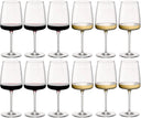Bormioli Rocco Wine Glass Set Nexo (Red wine glasses & White wine glasses) - 12 piece set