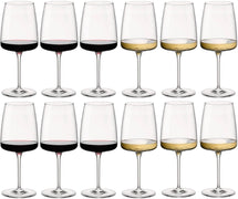 Bormioli Rocco Wine Glass Set Nexo (Red wine glasses & White wine glasses) - 12 piece set