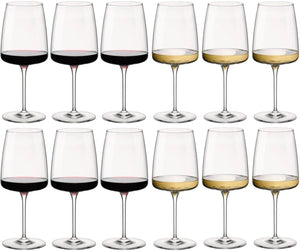 Bormioli Rocco Wine Glass Set Nexo (Red wine glasses & White wine glasses) - 12 piece set