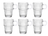 Bormioli Rocco Latte Macchiato Glasses - Irish Coffee Glasses - Coffee Cups with Handle - Stackable - Barshine 315 ml - 6 pieces