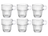 Bormioli Rocco Coffee Cups with Handle - Stackable - Barshine 185 ml - 6 pieces
