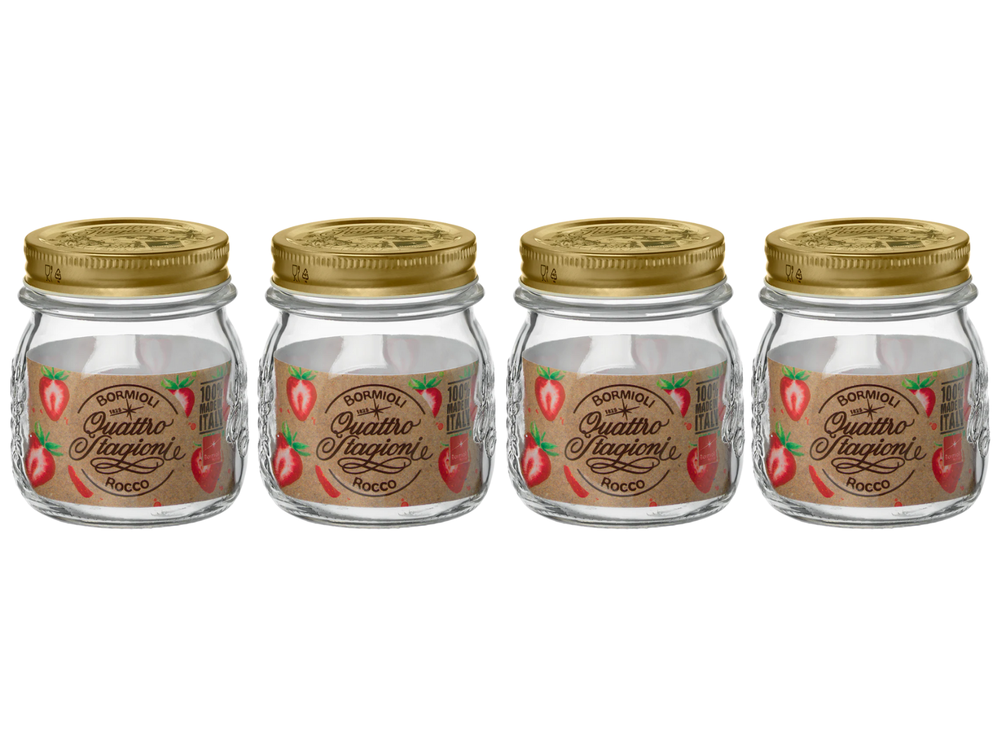 Bormioli Rocco Weck jar Quattro Stagioni - ø 8.5 cm / 250 ml - 4 pieces