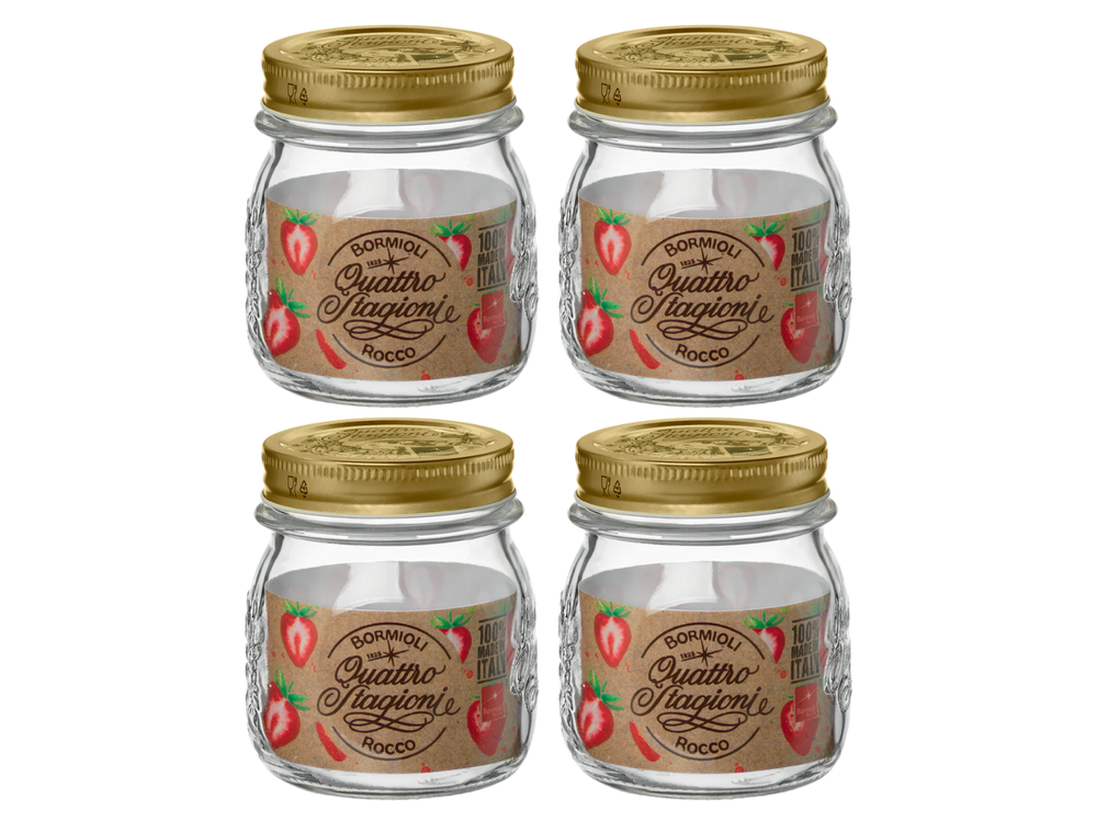 Bormioli Rocco Weck jar Quattro Stagioni - ø 8.5 cm / 250 ml - 4 pieces