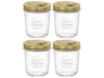 Bormioli Rocco Weck jar Quattro Stagioni - ø 9 cm / 320 ml - 4 pieces