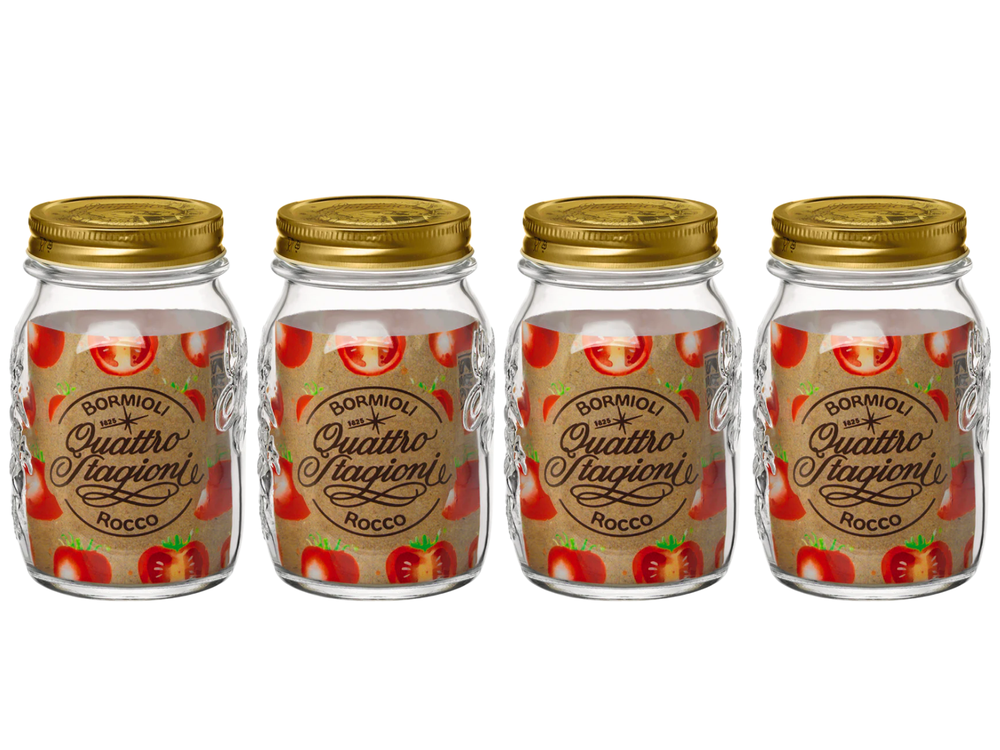 Bormioli Rocco Weck jar Quattro Stagioni - ø 9 cm / 500 ml - 4 pieces