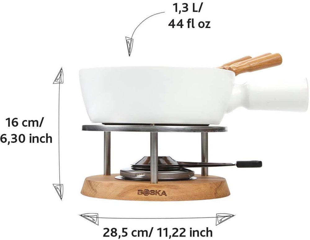 Boska Fondue set - 4 persons - white