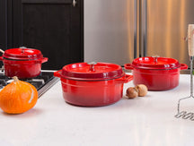 Sola Casserole with lid - Red - ø 28 cm / 5 liter