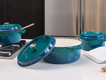 Sola Casserole with lid - Blue - ø 28 cm / 5 liters