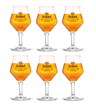 Brand Beer glasses Diamond on Foot - 250 ml - 6 pieces