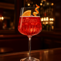 Campari Spritz Glasses 450 ml - Official Glass - 6 pieces