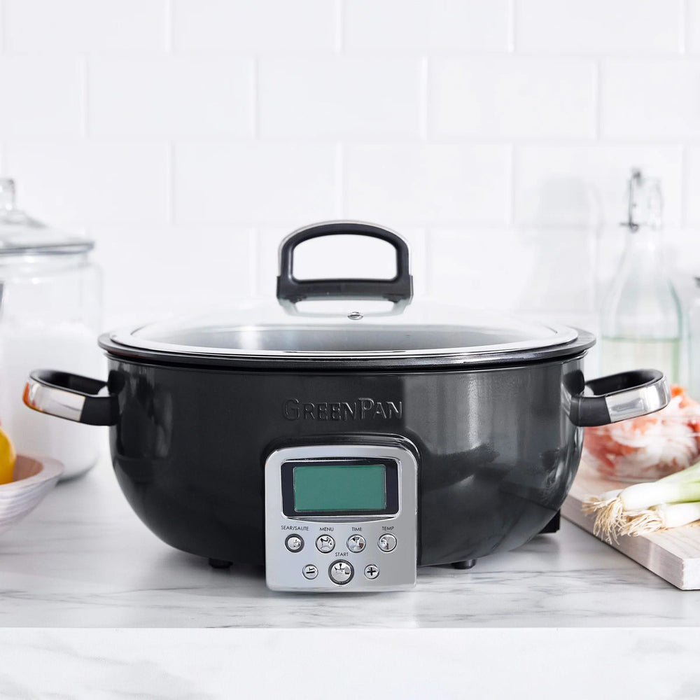 GreenPan Omnicooker - 5.7 liter - Black - Ceramic non-stick coating