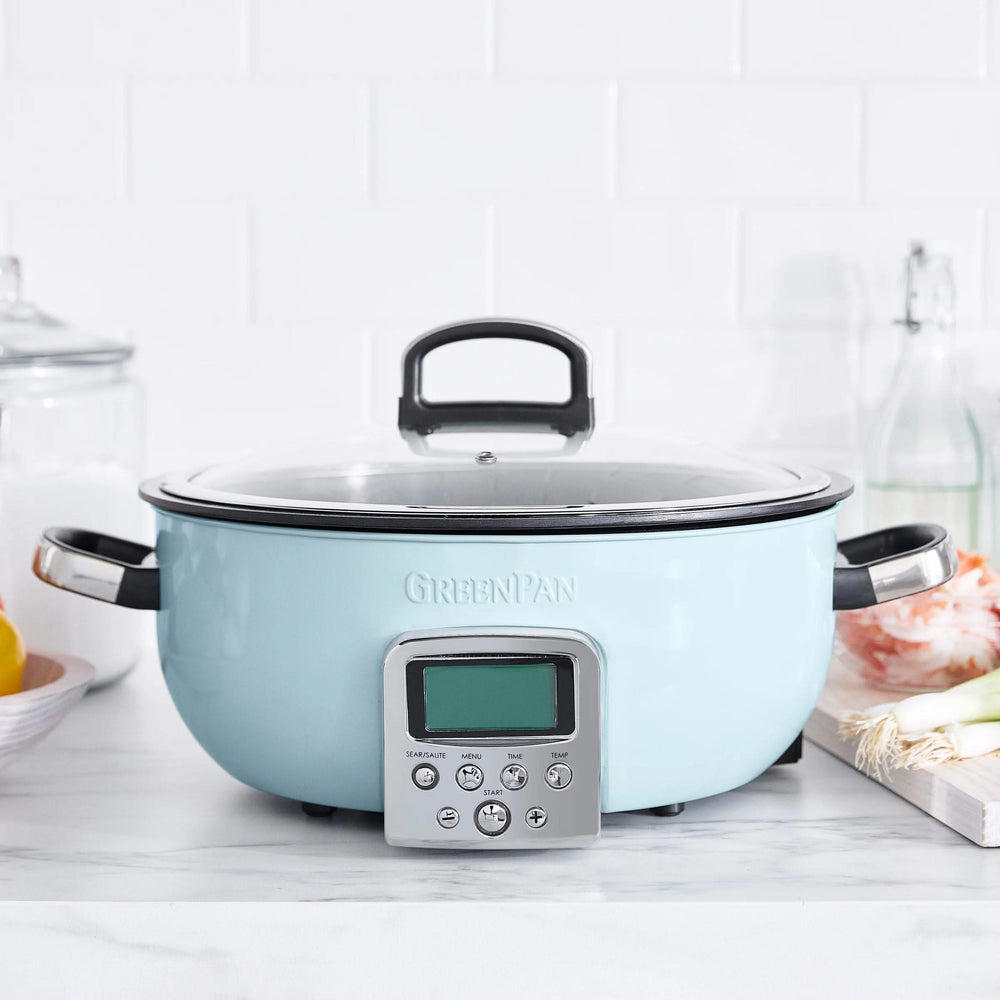 GreenPan Omnicooker - 5.7 liter - Blue Haze - Ceramic non-stick coating