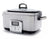 GreenPan Slowcooker - 6.0 liter - stainless steel - Ceramic non-stick coating