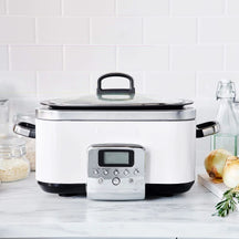 GreenPan Slowcooker - 6.0 liter - Cream - Ceramic non-stick coating