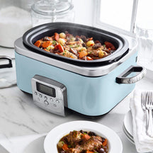 GreenPan Slowcooker - 6.0 liter - Blue Haze - ceramic nonstick coating