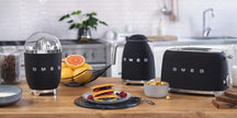 SMEG Toaster - 2 slots - matte black - TSF01BLMEU