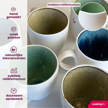 Cookinglife Mugs Belize 330 ml - 6 pieces