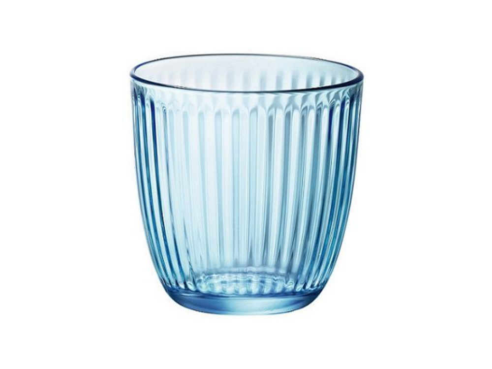 Bormioli Rocco Water glasses Line - Blue - 290 ml - 6 pieces