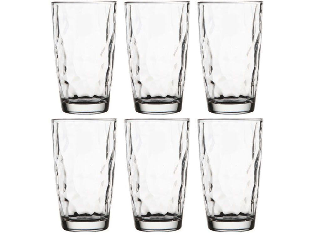 Bormioli Rocco Long drink glasses Diamond - 470 ml - 6 pieces