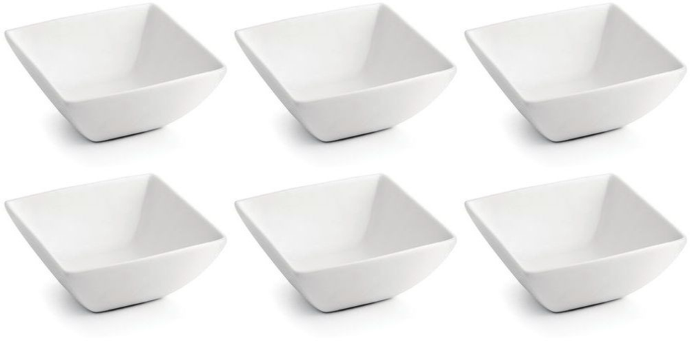 BonBistro Dipping dish Yong Squito 10 x 10 cm - White - 6 pieces