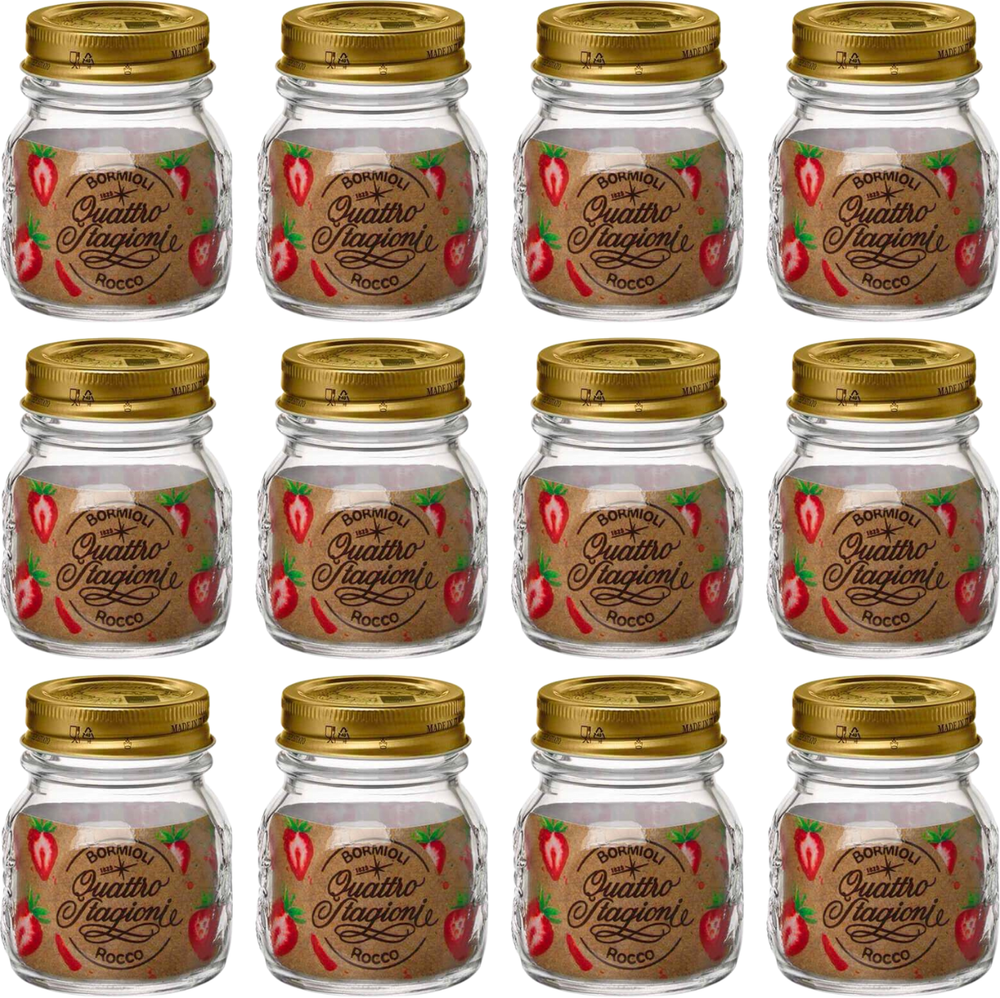 Bormioli Rocco Weck jars Quattro Stagioni - ø 8.5 cm / 250 ml - 12 pieces