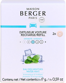 Maison Berger Refill - for car perfume - Water Mint - 2 pieces