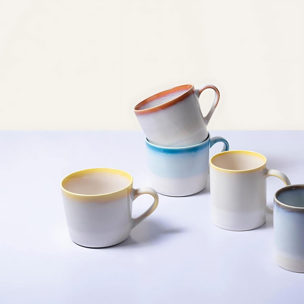 Ona Mugs Vera Blue - 350 ml - 6 pieces