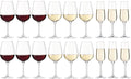 Leonardo Wine Glasses Tivoli - Set 18-Piece - White and Red Wine Glasses & Champagne Glasses