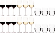 Chef & Sommelier Wine glass set Sublym (Red wine glasses & White wine glasses & Water glasses) - 18 piece set