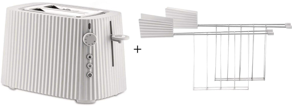 Alessi Toaster Plissé + Alessi Toaster Plissé - White - Michele de Lucchi