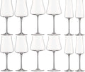 Alessi Wine Glass Set (Red Wine Glasses + White Wine Glasses + Champagne Glasses) Eugenia 12-piece - by Naoto Fukasawa