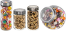 Sareva Stock jars with glass lids - 4 piece set