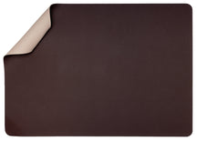 Jay Hill Placemats - Vegan Leather - Brown/Sand - double sided - 46 x 33 cm - 6 Pieces