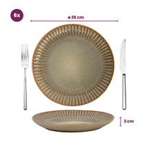 Cookinglife Dinner Plates Aqua Maris ø 26 cm - 6 pieces