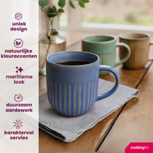 Cookinglife Mugs Aqua Maris 400 ml - 6 pieces