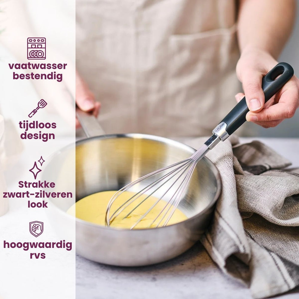 Cosy & Trendy Whisk - Delish - Stainless Steel Black
