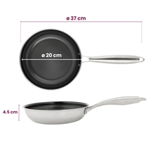Cookinglife Frying Pan HexaCook ø 20 cm - NON STICK - ceramic non-stick coating - PFAS-free - suitable for all heat sources