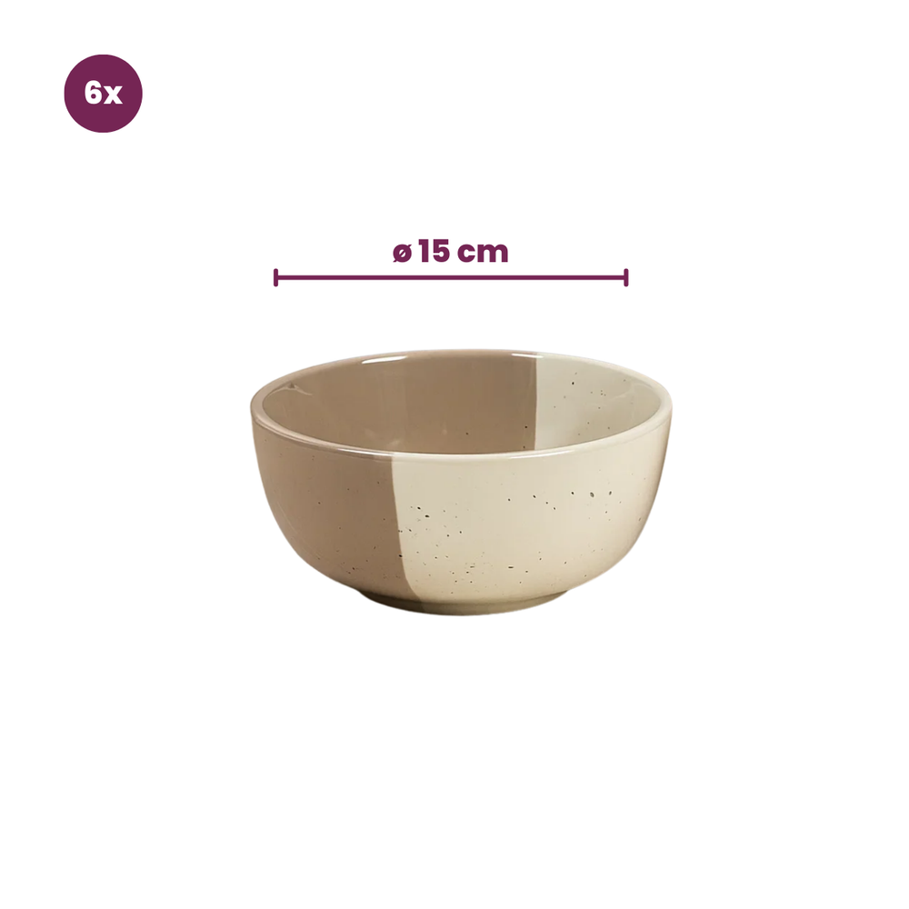 Cookinglife Soup Bowls / Bowls Leem ø 15 cm - 6 pieces