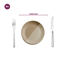 Cookinglife Side Plates / Dessert Plates Leem ø 18.5 cm - 6 Pieces
