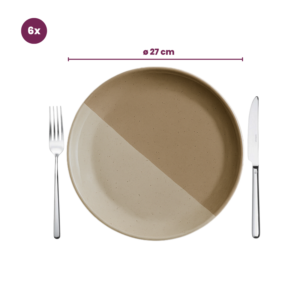 Cookinglife Dinner Plates Leem ø 27 cm - 6 pieces