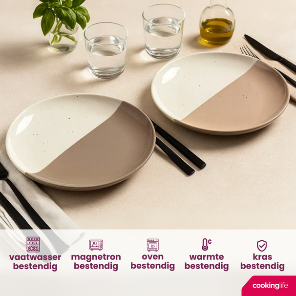 Cookinglife Dinner Plates Leem ø 27 cm - 6 pieces