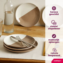 Cookinglife Side Plates / Dessert Plates Leem ø 18.5 cm - 6 Pieces