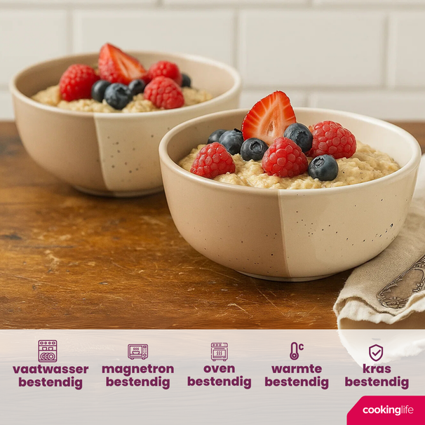 Cookinglife Soup Bowls / Bowls Leem ø 15 cm - 6 pieces