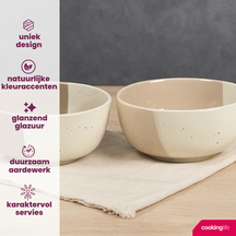 Cookinglife Soup Bowls / Bowls Leem ø 15 cm - 6 pieces