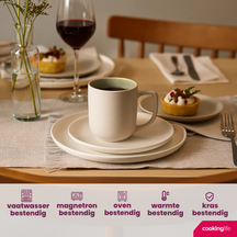 Cookinglife Mugs Mos Green 390 ml - 6 pieces