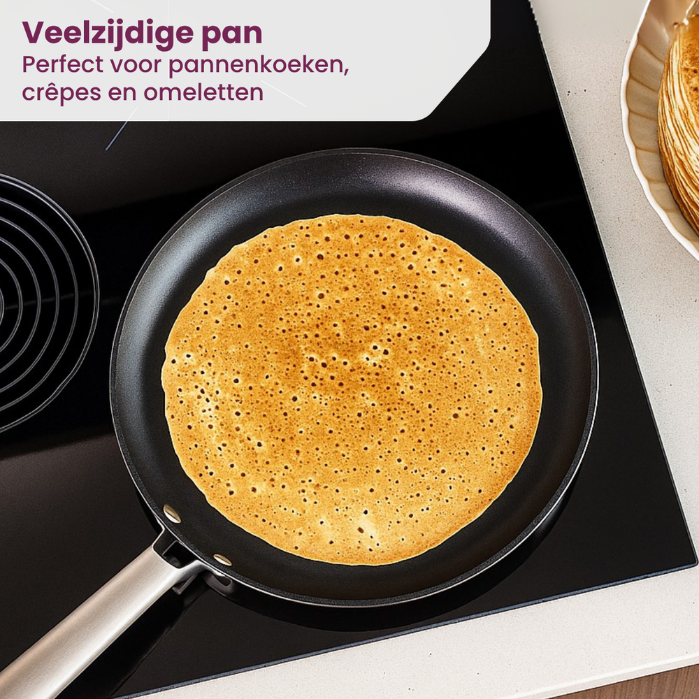 Cookinglife Pancake Pan ProForge - ø 28 cm - ceramic non-stick coating - PFAS-free
