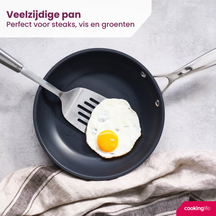 Cookinglife Frying Pan Revolt ø 24 cm - ceramic non-stick coating - PFAS-free - suitable for all heat sources