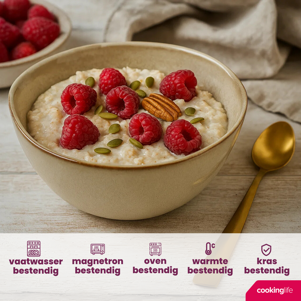 Cookinglife Soup Bowls / Bowls Sabi Beige ø 15 cm - 6 pieces